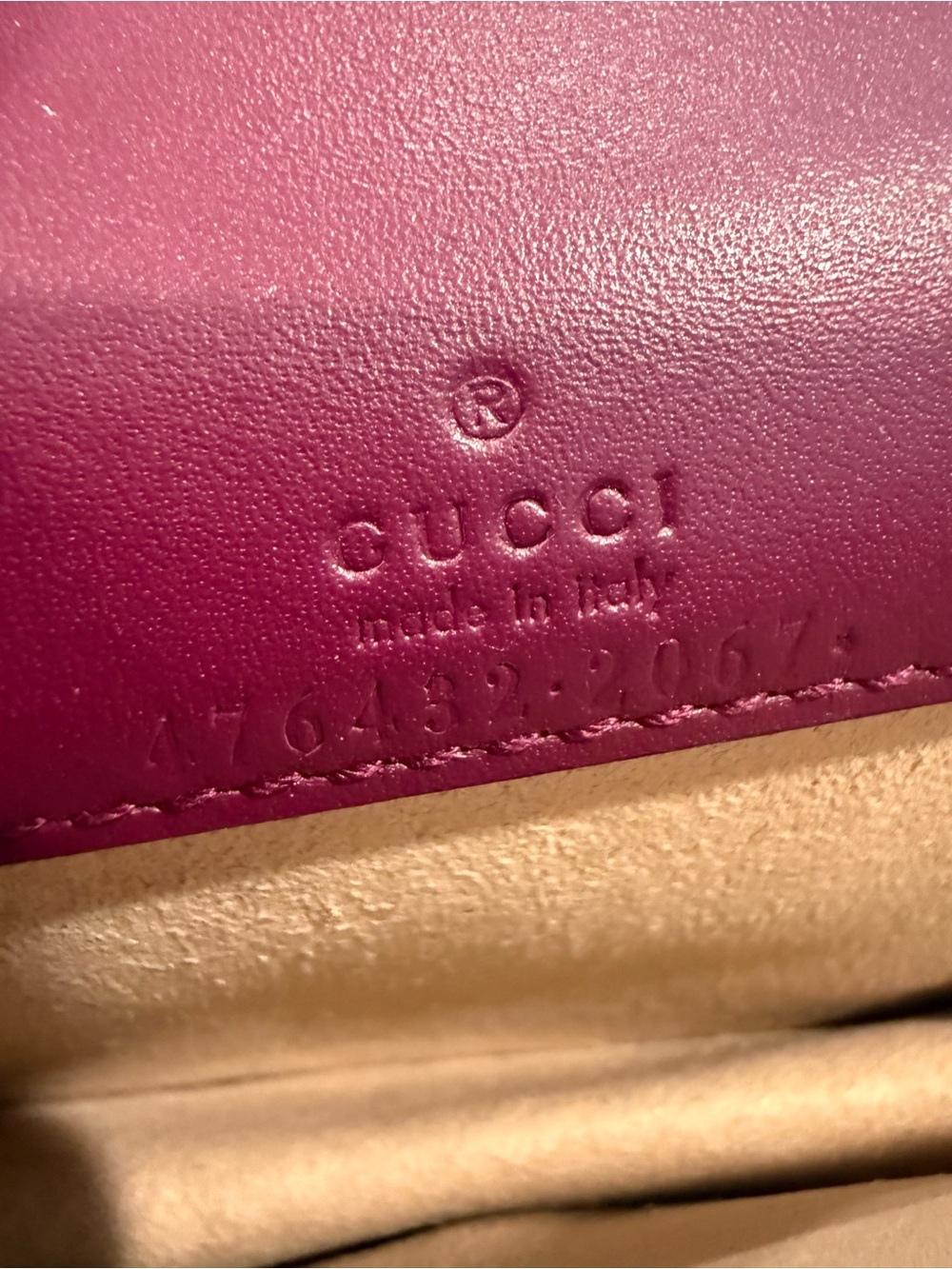 Gucci Dionysus Super Mini Purple Fuschia Velvet Bag - Picture 11 of 12